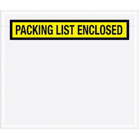 Packing List Envelopes, Yellow, PK1000 MPN:PL490