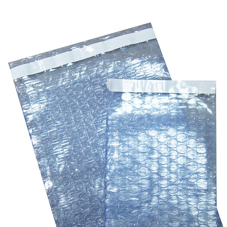 Corrosion-Inhibiting VCI Bubble Bag, 4 in W, 6 in Length, 3/16 in Bubble Size, Blue, 1250 PK MPN:VBE00004