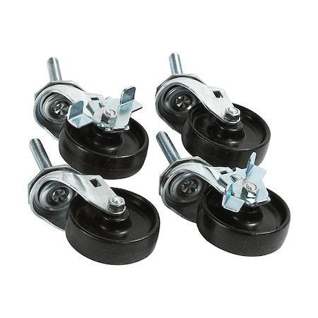 Carton Stand Caster Set, Super Sticky, PK4 MPN:WS1001