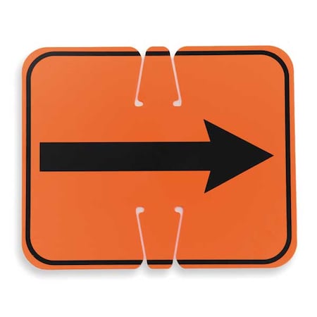 Traffic Cone Sign, 10 1/2 in H, 12 3/4 in W, 03-550-2WA MPN:03-550-2WA