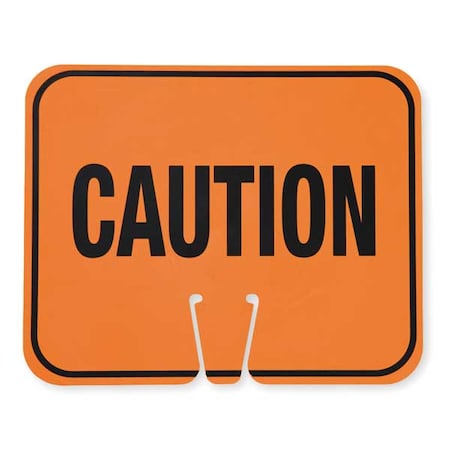 Traffic Cone Sign, 10 1/2 in H, 12 3/4 in W, 03-550-C MPN:03-550-C
