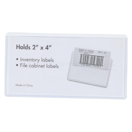 Magnetic Label Holder, 2 x 4 In, PK100 MPN:10E823