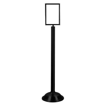 Sign Holder, 7In X 11In Frame, Black MPN:1310T-33-0711HD-V