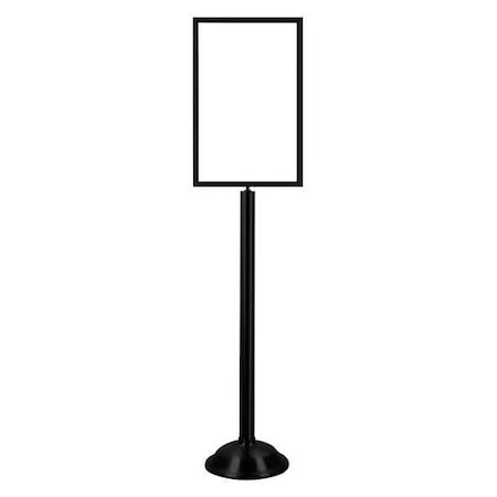 Sign Holder, 14In x 22In Frame, Black MPN:1310T-33-1422HD-V