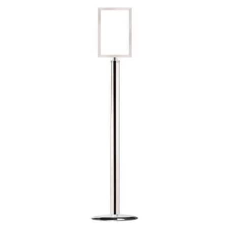 Sign Holde, 7In X11In Frame, Polish Chrome MPN:1310U-1P-0711HD-V