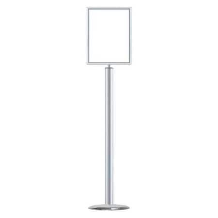 Sign Holder, 11In x 14In Frame, Chrome MPN:1310U-1S-1114HD-V