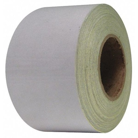 Floor Marking Tape, Urethane/Glass Microspheres, Solid, White, 3 in W., 5.5 to 6.5 mil Thickness MPN:15D049