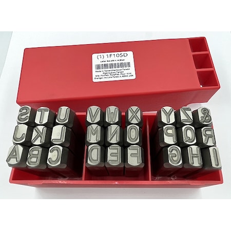 Hand Stamp Kit, Letter Set MPN:1F105