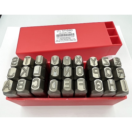 Hand Stamp Kit, Letter Set MPN:1F109