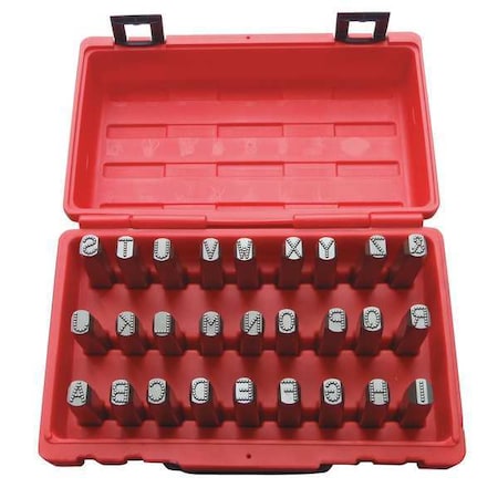 Hand Stamp Kit, Letter Set MPN:20Y501