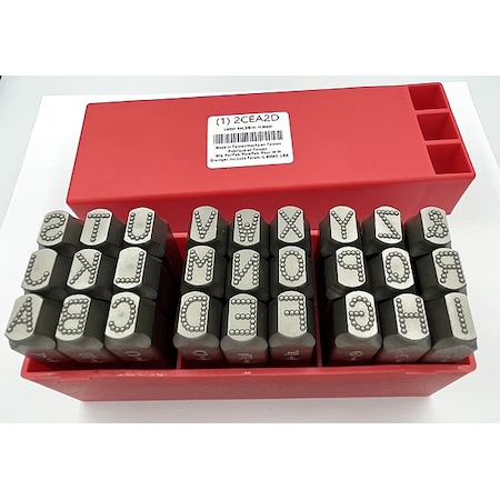 Hand Stamp Kit, Letter Set MPN:2CEA2