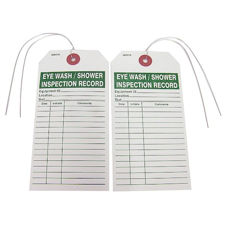 Tag, White, Paper, 2-7/8 in H, 5-3/4 in W, PK25 MPN:30ZC73