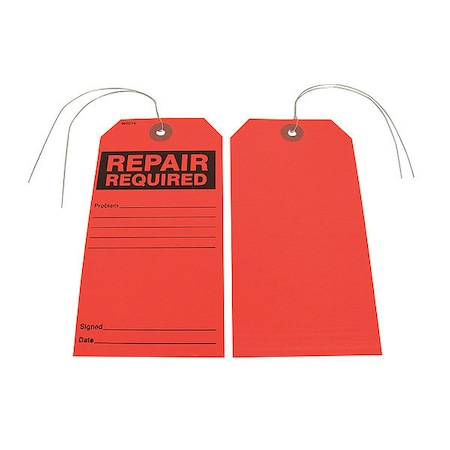 Tag, Orange, Paper, 5-3/4inH, 2-7/8inW, PK25 MPN:30ZC74