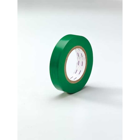Floor Marking Tape, vinyl, Solid, Green, 1 in W., 5 mil Thickness MPN:3YRZ2