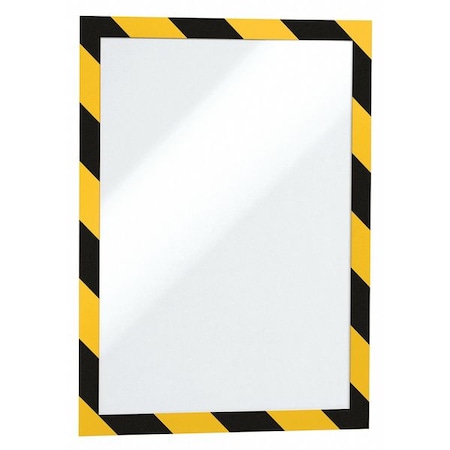 Sign Holder, Black; Yellow, 14.06