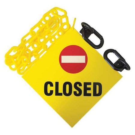 Sign Kit, Size 12 ft., Yellow, 7412CL MPN:7412CL