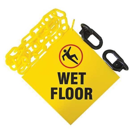 Sign Kit, Size 12 ft., Yellow, 7412WF MPN:7412WF