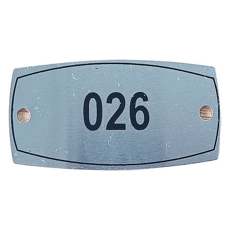 Number Plate, Numbers 26-50 MPN:804UN1