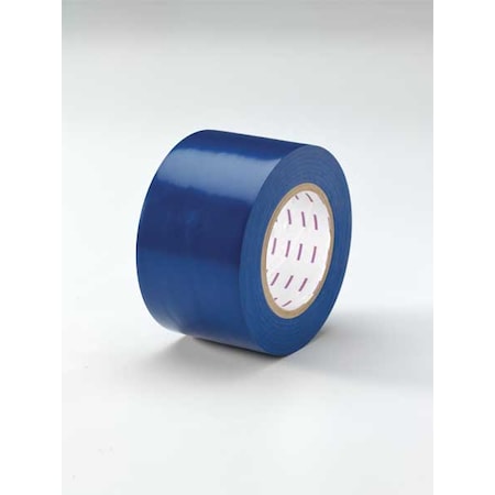 Floor Marking Tape, vinyl, Solid, Blue, 3 in W., 5 mil Thickness MPN:8A383