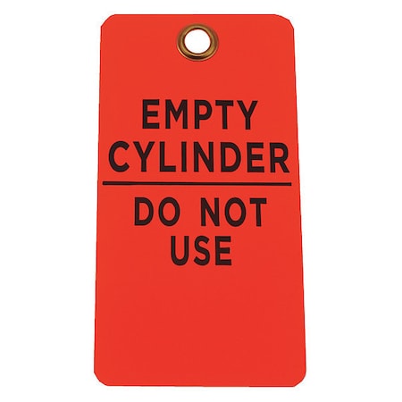 Cylnder Tag, 5 3/4in H, 3in W, Crdstck, PK25 MPN:8AD20