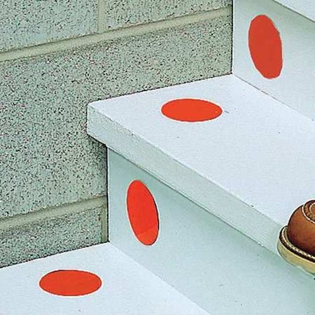 Floor Marking Tape, vinyl, Solid, Orange, 3 in W., 0.216 in Thickness, 50 PK MPN:8NE87