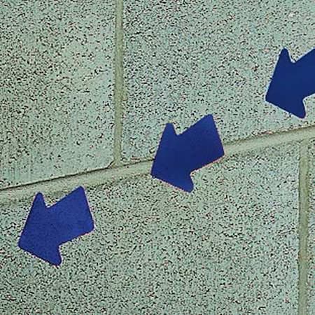 Floor Marking Tape, vinyl, Solid, Blue, 3 in W., 0.216 in Thickness, 50 PK MPN:8XZJ8
