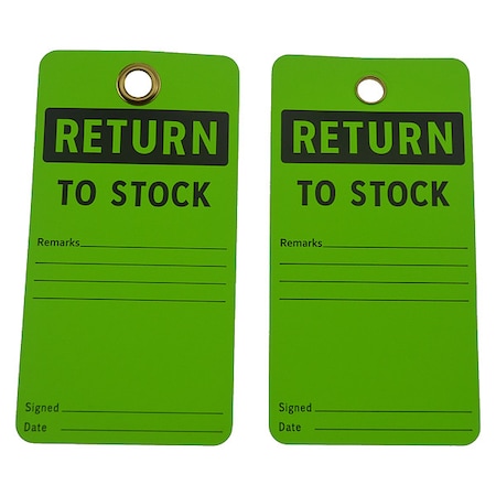 Inspection Record Tag, Information, Cardstock, 3 in H x 5 3/4 in W, White, Rectangle, 25 PK MPN:8ZF31