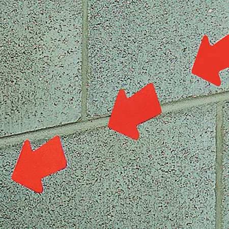 Floor Marking Tape, vinyl, No Legend, Red, 4 in W., 0.216 in Thickness, 50 PK MPN:9CFJ1