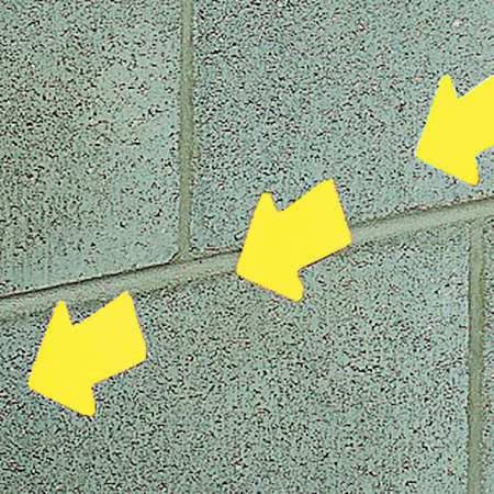 Floor Marking Tape, vinyl, No Legend, Yellow, 4 in W., 0.216 in Thickness, 50 PK MPN:9MFM1
