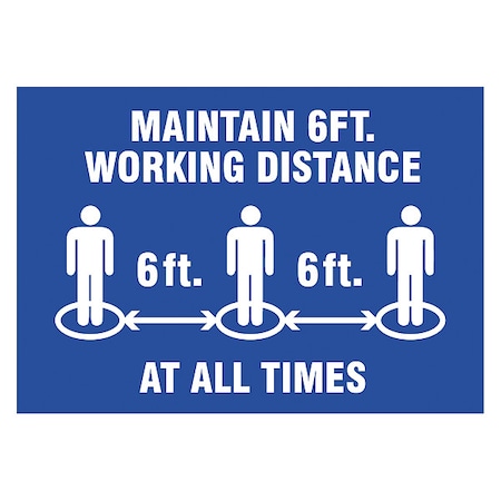 Adhesive Safety Sign, B515-710-V MPN:B515-710-V