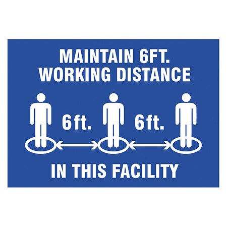 Adhesive Safety Sign, B516-710-V MPN:B516-710-V