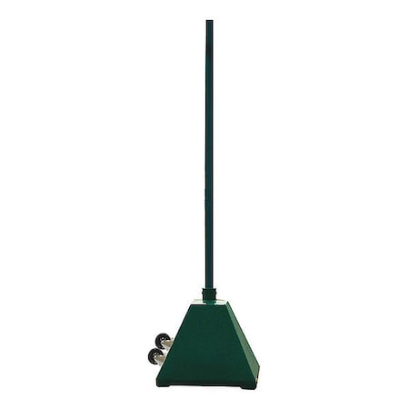 Sign Base w/Post, Pyramid Base Shape MPN:BPB-GR-96-GR W/ WHEELS