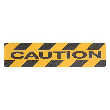 Anti-Slip Tread, Blk/Ylw, 6inx2ft, PK24, GRAN5057 MPN:GRAN5057