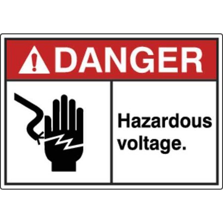 Label, Danger Hazardous Voltage, PK5 MPN:HWL-535-702-5PK
