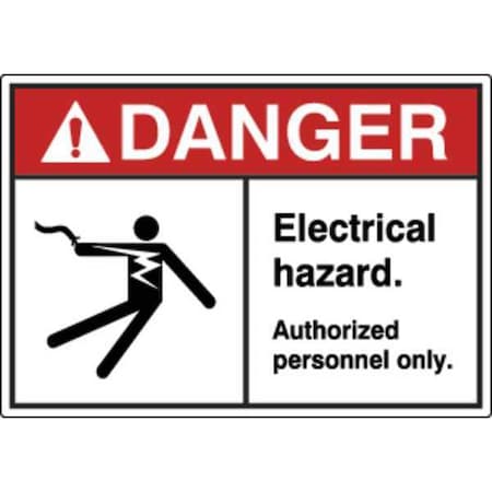 Label, Electrical Hazard, 3-1/2 in. H, PK5, HWL-535-708-5PK MPN:HWL-535-708-5PK