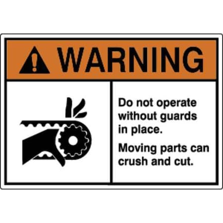 Label, Machine/Equipment, 3-1/2 in. H, PK5, HWL-535-720-5PK MPN:HWL-535-720-5PK
