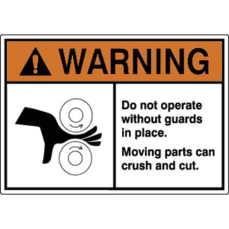 Label, Machine/Equipment, 3-1/2 in. H, PK5, HWL-535-721-5PK MPN:HWL-535-721-5PK