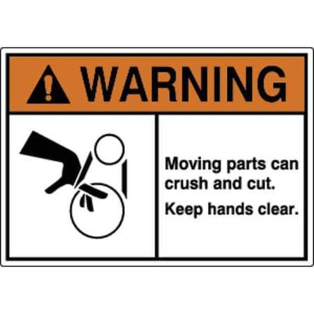 Label, Machine/Equipment, 3-1/2 in. H, PK5, HWL-535-727-5PK MPN:HWL-535-727-5PK