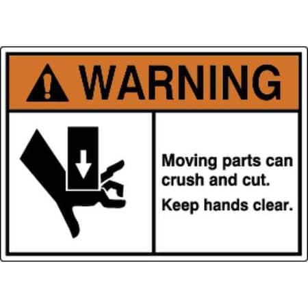 Label, Machine/Equipment, 3-1/2 in. H, PK5, HWL-535-728-5PK MPN:HWL-535-728-5PK