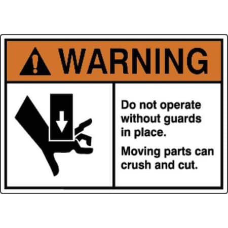 Label, Machine/Equipment, 3-1/2 in. H, PK5, HWL-535-734-5PK MPN:HWL-535-734-5PK