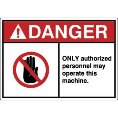 Label, Machine/Equipment, 3-1/2 in. H, PK5, HWL-535-741-5PK MPN:HWL-535-741-5PK
