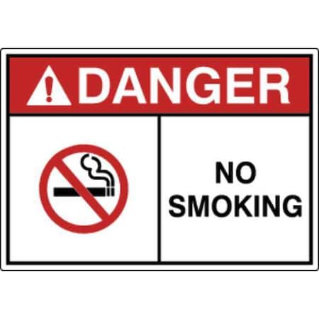 Label, Safety, Danger No Smoking, PK5 MPN:HWL-535-780-5PK