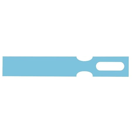 Blank Tag, Coated Paper, 7 1/2 in H x 1 in W, Blue, Rectangle, 1000 PK MPN:KTAGBL