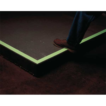 Floor Marking Tape, Antislip Polyester, Solid, White, 2 in W., 21 mil Thickness MPN:LB24902