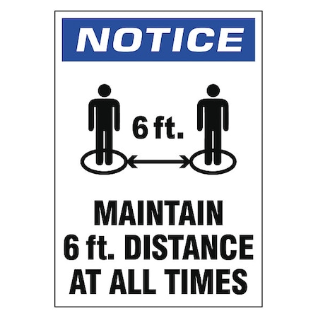 Adhesive Safety Sign, N503-107-V MPN:N503-107-V