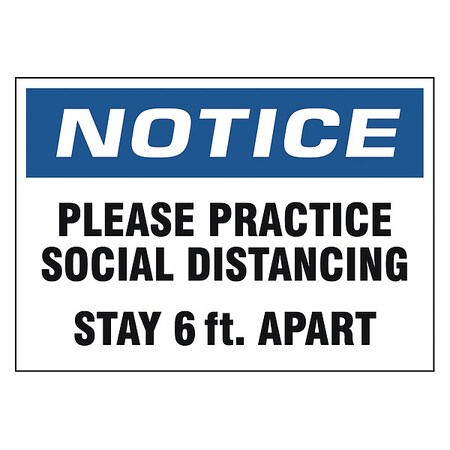 Adhesive Safety Sign, N505-710-V MPN:N505-710-V