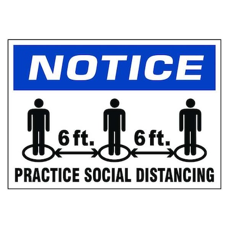 Adhesive Safety Sign, N520-710-V MPN:N520-710-V