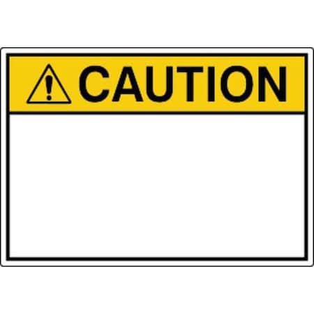 Label, Safety, 3-1/2 in. H, Caution, PK5 MPN:OSL-935-5PK
