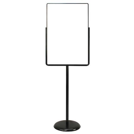 Sign Holder, Pedestal, 24x36, Metal, Black MPN:UVPSH23