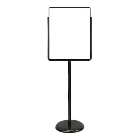 Sign Holder, Pedestal, 22x28, Metal, Black MPN:UVPSH28